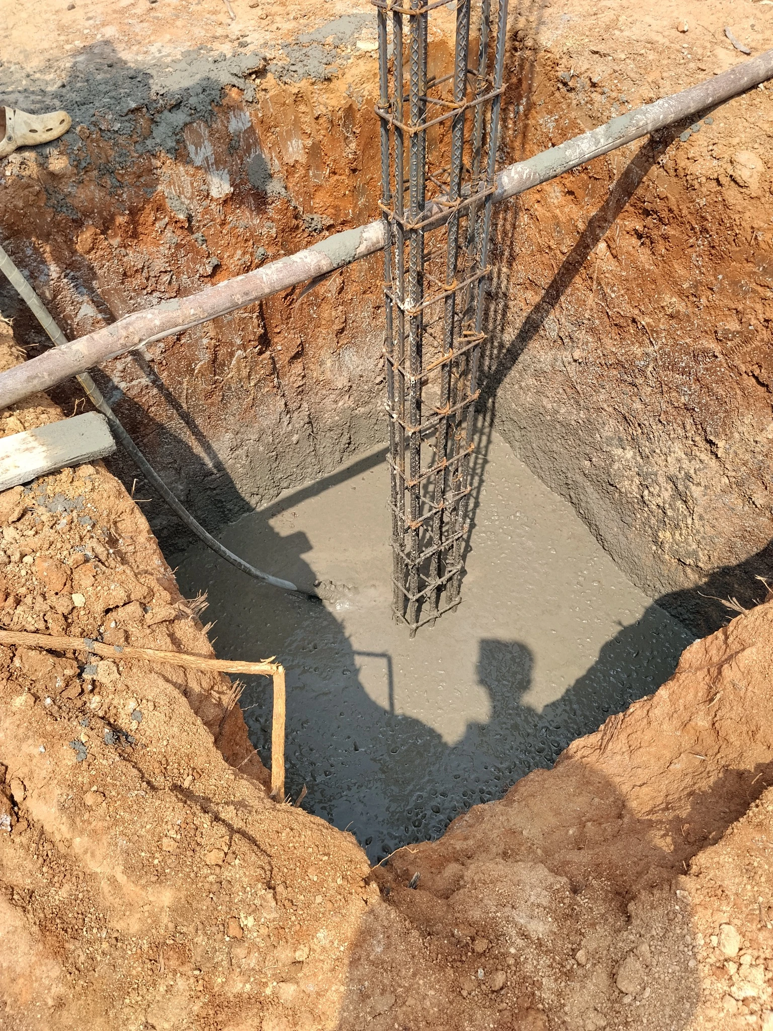 Footing Concrete Pour